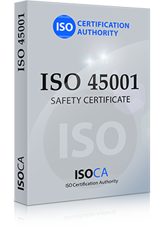 Audit and certification procedure ISO 45001 Systems of Safety and Health Management at Work